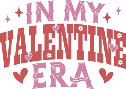 Sweatshirt design, In my valentine era - free svg file for members