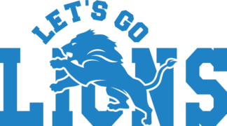 Let's Go lions free svg file for members, American football fan sweatshirt design