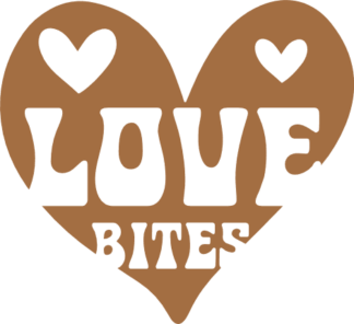 Love bites, heart, valentine's day tshirt design - free svg file for members