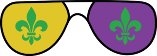 Fleur de lis sunglasses free svg file for members, Mardi gras, clipart image
