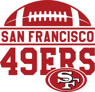 San Francisco 49ers free svg file for members, American football team svg for tshirt