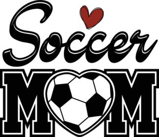 Soccer mom free svg file for members, trendy sports mom sweatshirt design