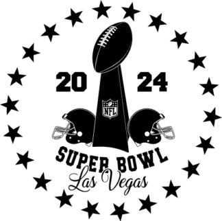 Super Bowl Las Vegas 2024 free svg file for members, NFL svg for tshirt