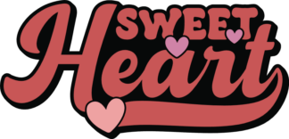 Sweet heart, valentine's day sweatshirt design - free svg file for members