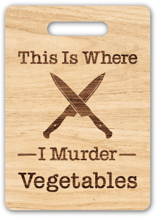 This is where I murder vegetables, funny cutting board design - free svg file for members