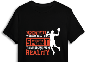 Basketball, it's more than just a sport, it's my escape from reality free svg file for members, svg for tshirt