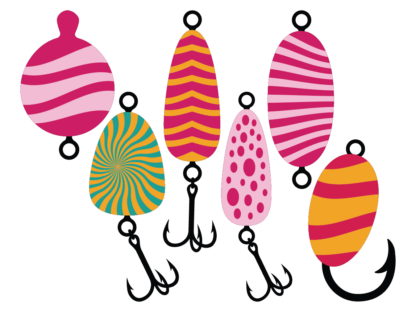 Fishing baits free svg file for members, fishing vector clipart images, svg bundle