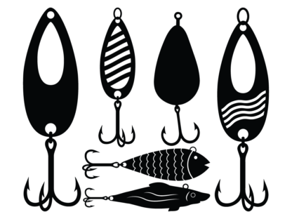 Fishing baits free svg file for members, fishing clipart images, svg bundle