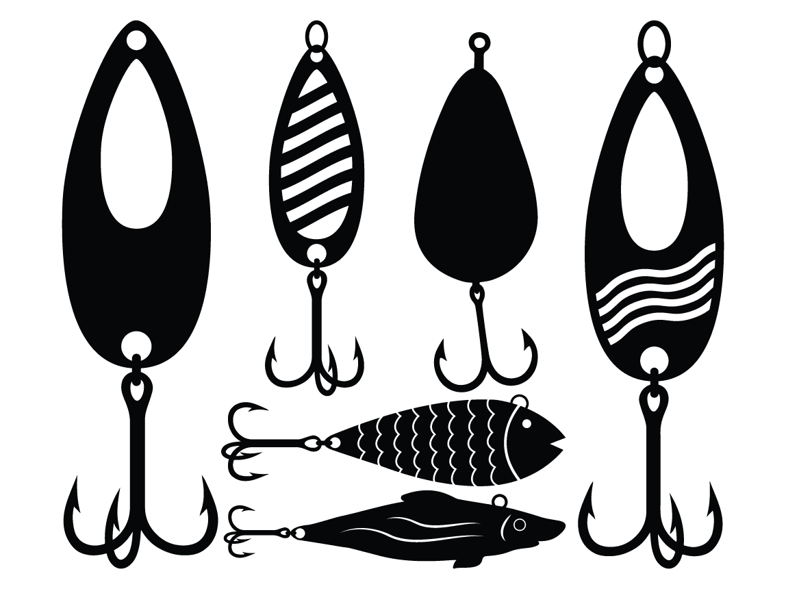 Fishing baits free svg file for members, fishing clipart images