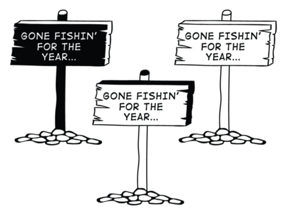 Gone Fishin' for the year, sign board svg bundle free svg file for members, fishing vector image