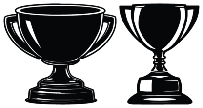 Trophy, cup free svg file for members, Sports silhouette