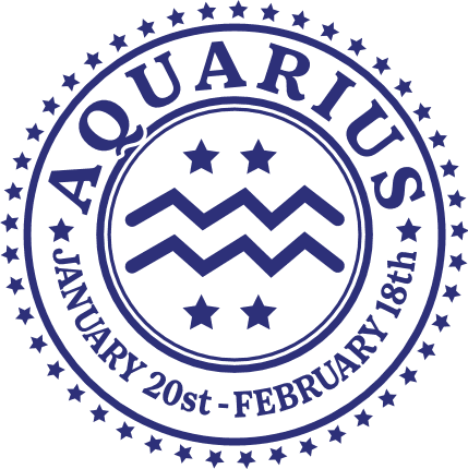 Aquarius, January 20st - February 18th free svg file for members, zodiac sign svg for tshirt
