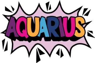 Aquarius free svg file for members, birthday svg for tshirt