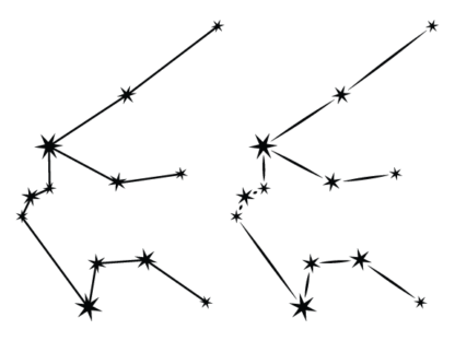Aquarius stars constellation free svg file for members, zodiac svg clipart image
