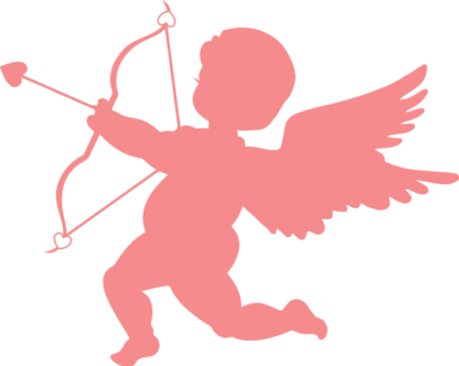 Cupid angel with bow free svg file for members, valentine's day clipart image