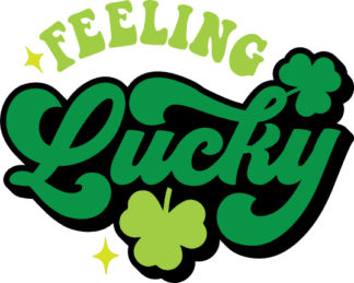 Feeling lucky free svg file for members, St Patrick's day sweatshirt design