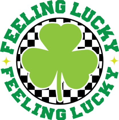 Feeling lucky clover leaf free svg file for members, St Patrick's day sweatshirt design