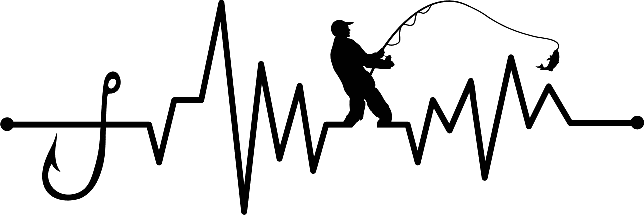 man wearing a cap and catching fish through fishing rod - Free SVG Files 