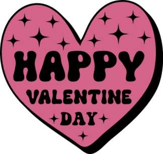 Happy valentine day heart free svg file for members, Valentines day decoration