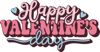Happy valentine's day decor - free svg file for members