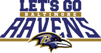 Let's go Baltimore Ravens free svg file for members, American Football mascot sweatshirt design