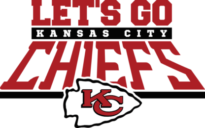 Let's go Kansas city chiefs free svg file for members, American Football team mascot svg