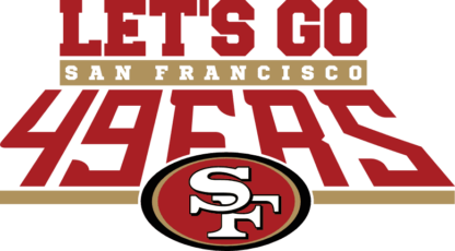 Let's go San Francisco 49ers free svg file for members, American Football lover sweatshirt design