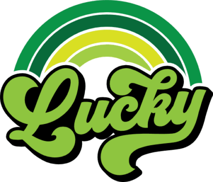 Rainbow, Lucky sign free svg file for members, Saint Patrick's day sweatshirt design