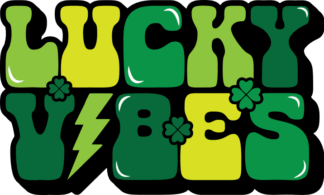 Lucky vibes free svg file for members, Saint Patrick's day sweatshirt design