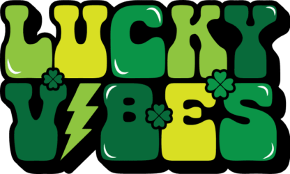 Lucky vibes free svg file for members, Saint Patrick's day sweatshirt design