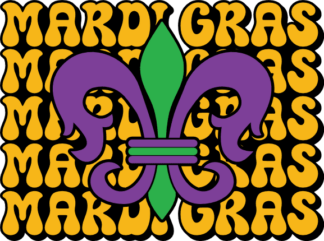 Mardi gras, echo text, fleur de lis free svg file for members, Fat Tuesday sweatshirt design