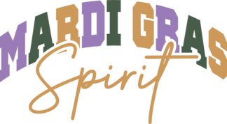 Mardi gras spirit free svg file for members, Fat Tuesday svg for sweatshirt