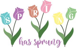 Spring has sprung free svg file for members, roses, floral tshirt design for her