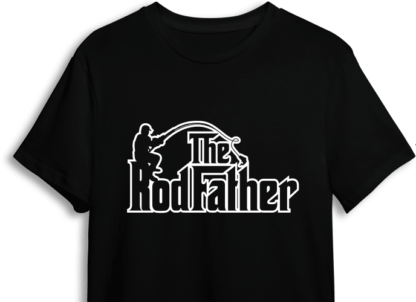 The rodfather free svg file for members, funny tshirt design for fisherman grandpa