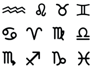 Zodiac symbols, svg bundle free svg file for members, horoscope signs vector images
