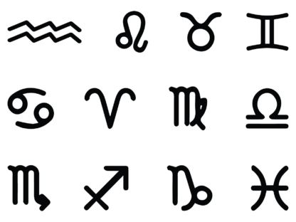 Zodiac symbols, svg bundle free svg file for members, horoscope signs vector images
