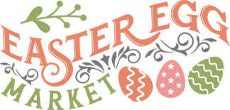 Easter egg market free svg file for members, wall sign