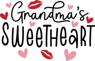 Grandma's sweetheart free svg file for members, toddler shirt design