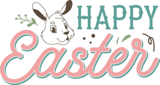 Happy Easter free svg file for members, Easter svg for tshirt