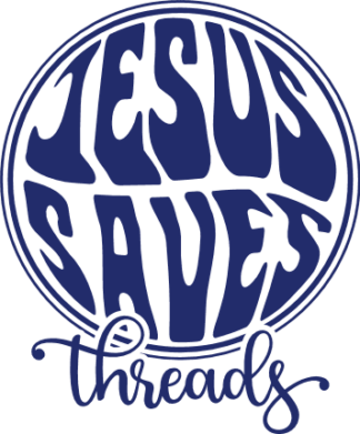Jesus saves threads free svg file for members, Christian shirt design