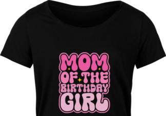 Mom of the birthday girl free svg file for members, tshirt design for mama