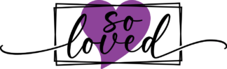 So loved free svg file for members, double framed, wall decal svg