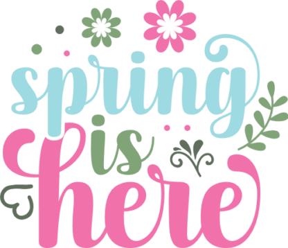 Spring is here free svg file for members, floral shirt design