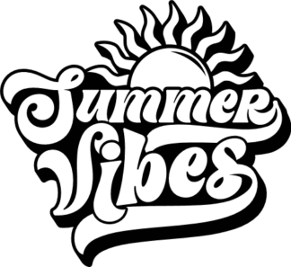 Summer vibes free svg file for members, vacay t-shirt design