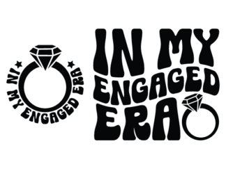 In my engaged era free svg file for members, diamond ring, svg for sweatshirt
