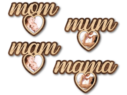 heart photo frame bundle free svg file for members, mother's day gift for mom