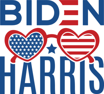 Biden harris, USA Flag sunglasses free svg file for members, voting t-shirt design