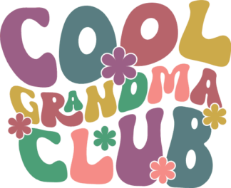 Cool grandma club free svg file for members, funny sweatshirt design for granny