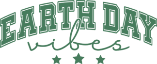 Earth day vibes free svg file for members, t-shirt design