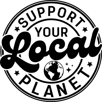 Support your local planet free svg file for members, earth day svg for t-shirt